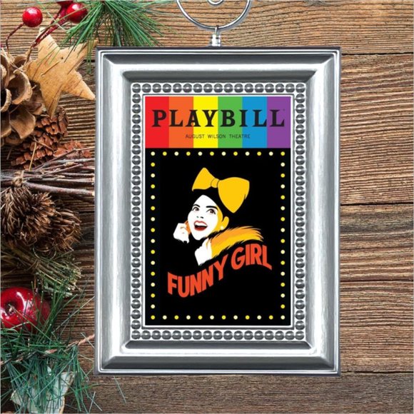 Funny‎ Girl Broadway Musical Playbill Christmas Tree Ornament - Picture 1 of 3